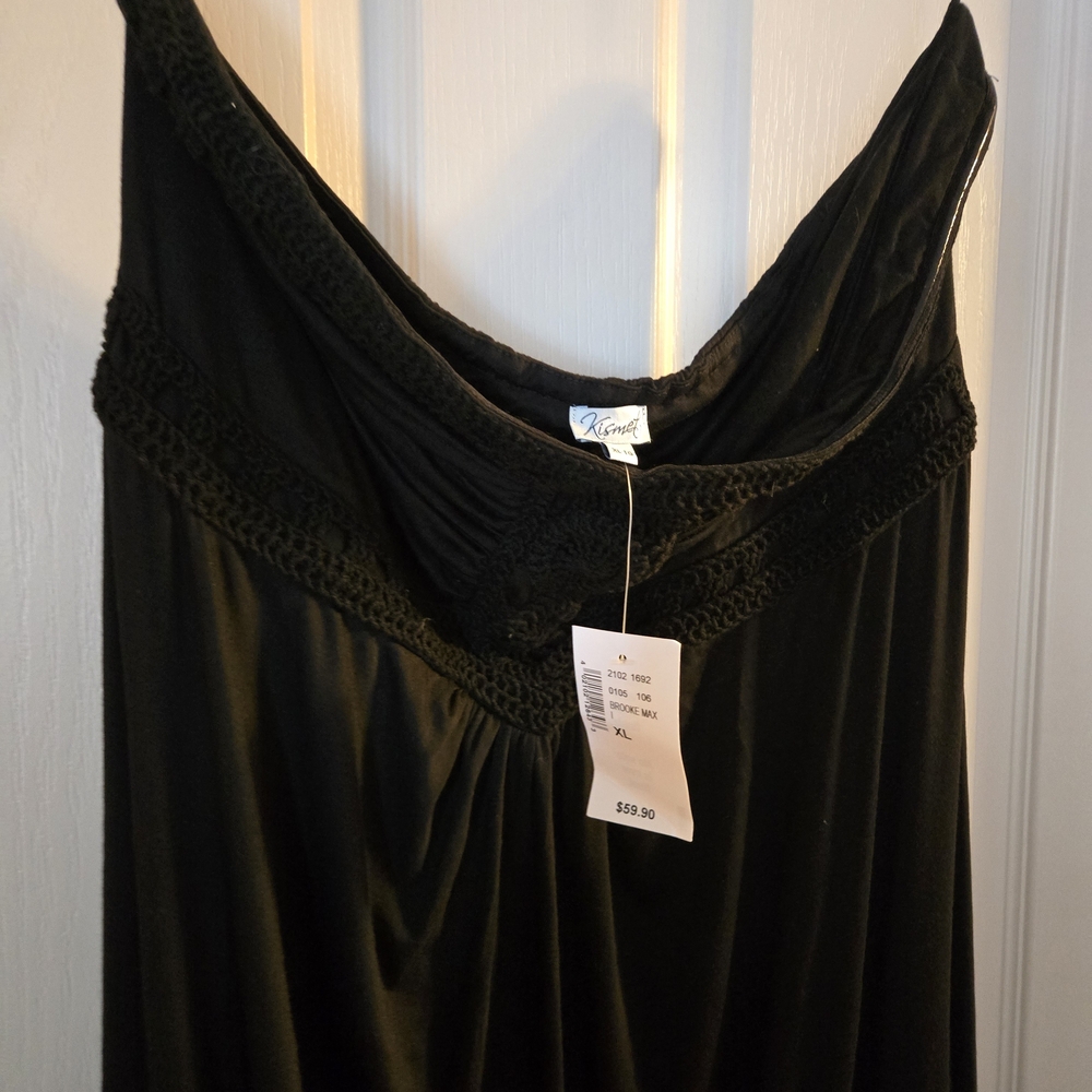Kismet Black Strapless Maxi Dress